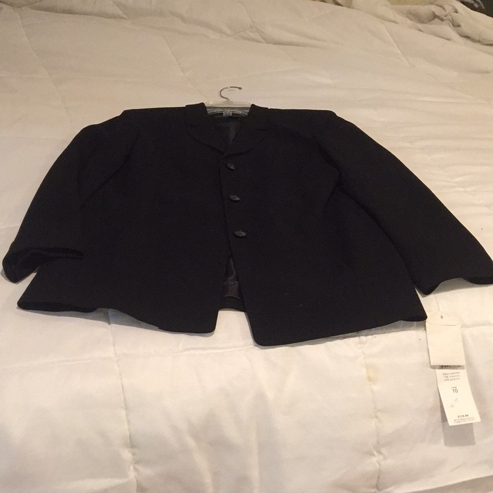 Josephine Chaus black suit jacket, size 10